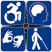 Accessibility logo of the AAS WGAD